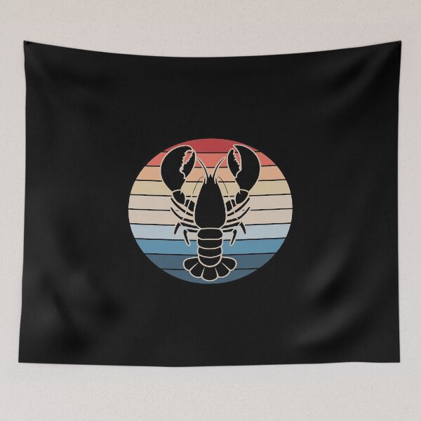 Item preview, Style Vintage Sea Crawfish Lobster Silhouette  designed and sold by VerseFarm.