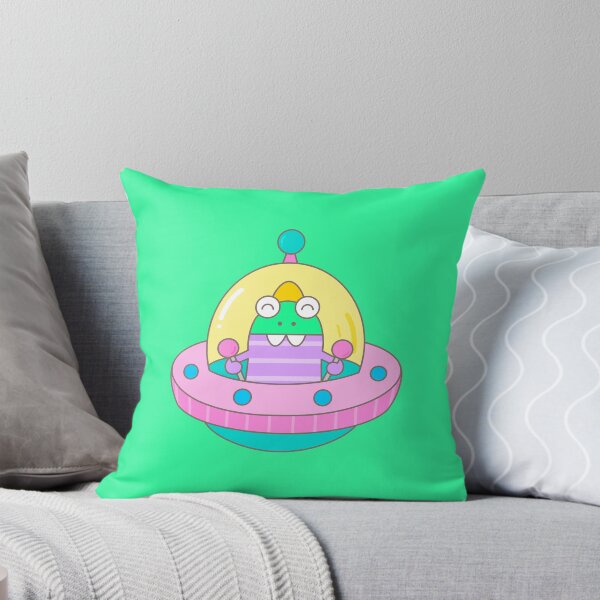 Item preview, Colorful Cute alien Driving ufo adventure designed and sold by nuchz.