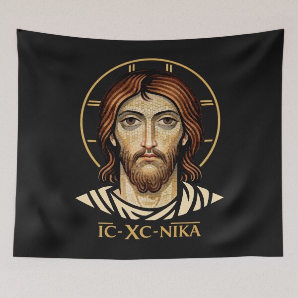 Item preview, IC XC NIKA — Pantocrator Mosaic Icon (Sanctum Icons) designed and sold by Sanctum Icons.