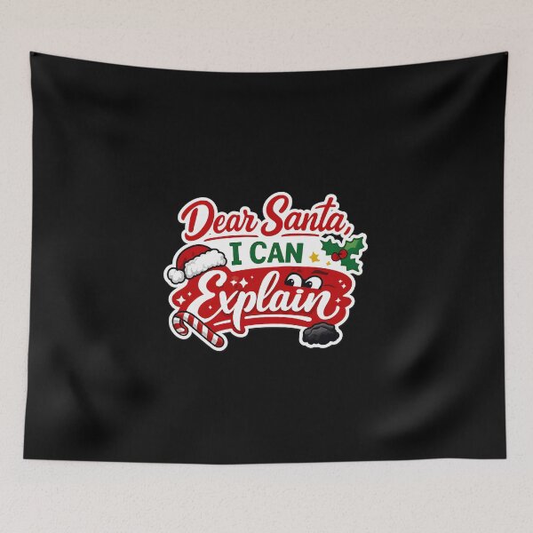 Item preview, Dear Santa, I Can Explain designed and sold by musthavewords.