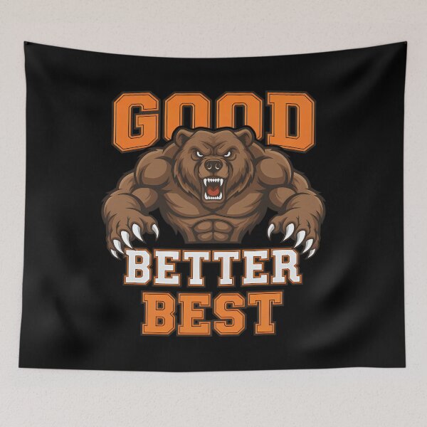 Item preview, Good Better Best Chicago Football designed and sold by HenrieHard.