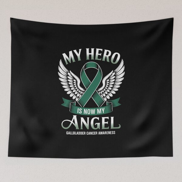 Item preview, Is Now My Angel Gallbladder Cancer Awareness Fighter designed and sold by FaithAbbott.
