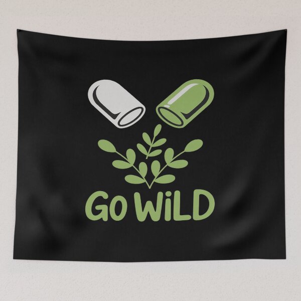 Item preview, GO WILD, Natural Medicinal Healing Herbs designed and sold by Shannon Bosley.