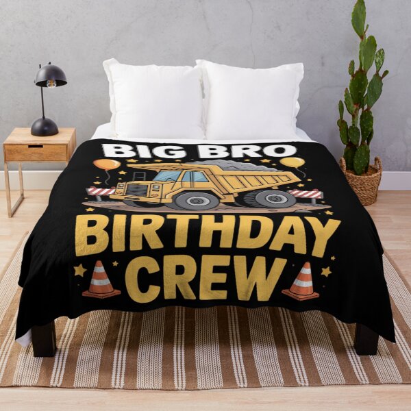 Item preview, Big Brother Birthday Crew Matching Construction B-day Boy designed and sold by EllenJast.