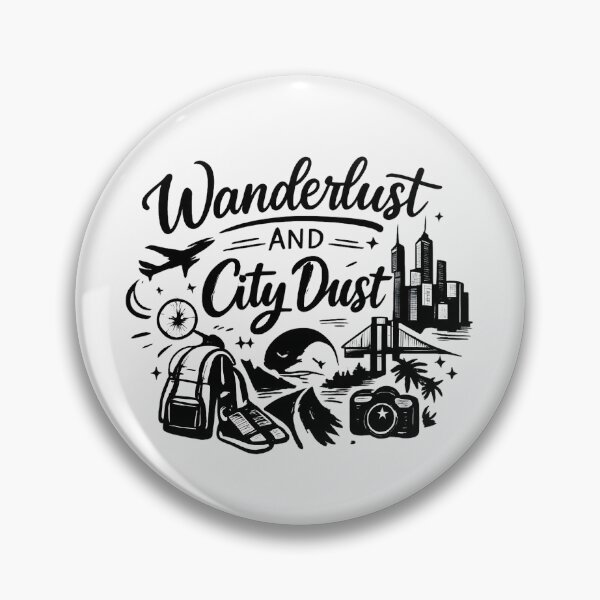 Item preview, Wanderlust and City Dust designed and sold by musthavewords.