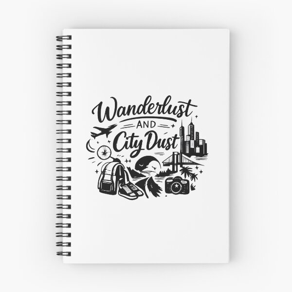 Item preview, Wanderlust and City Dust designed and sold by musthavewords.