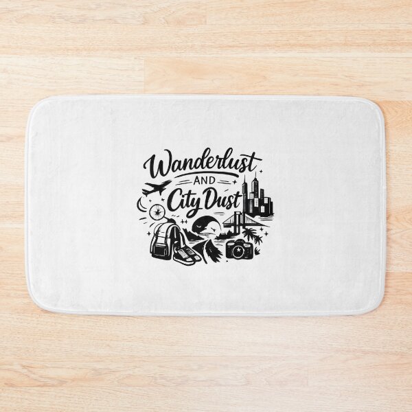 Item preview, Wanderlust and City Dust designed and sold by musthavewords.