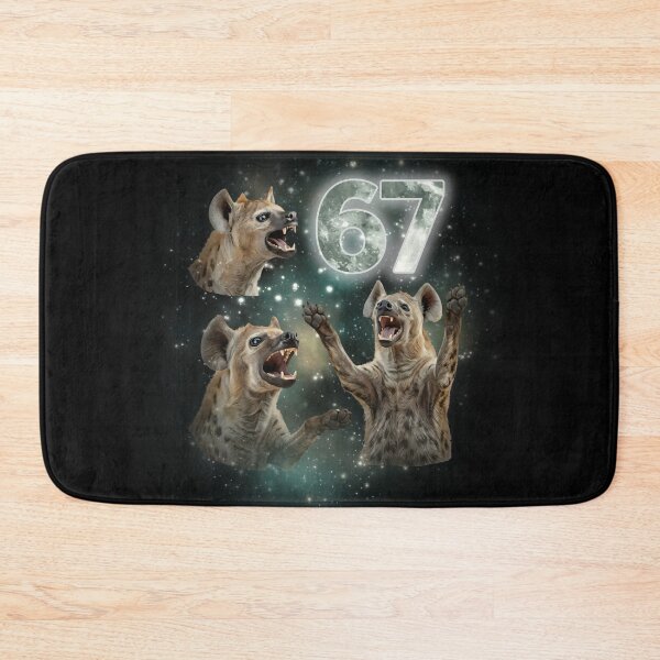Item preview, Cosmic Hyena Pack 67 Six Seven Moon Galaxy T-Shirt designed and sold by LashondaGreen89.