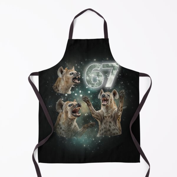 Item preview, Cosmic Hyena Pack 67 Six Seven Moon Galaxy T-Shirt designed and sold by LashondaGreen89.
