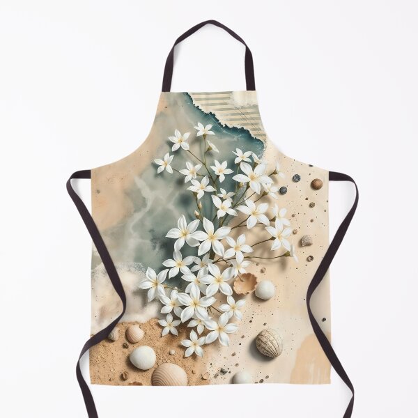 Item preview, Jasmine Flowers, Abstract Nautical Collage designed and sold by SolaoLab.