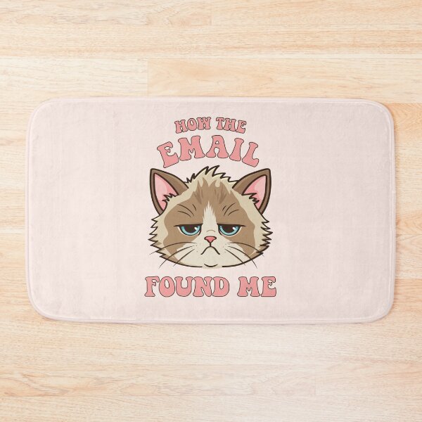 Item preview, How the email found me (not well) | Tired, sad overworked ragdoll cat designed and sold by MamSelle.
