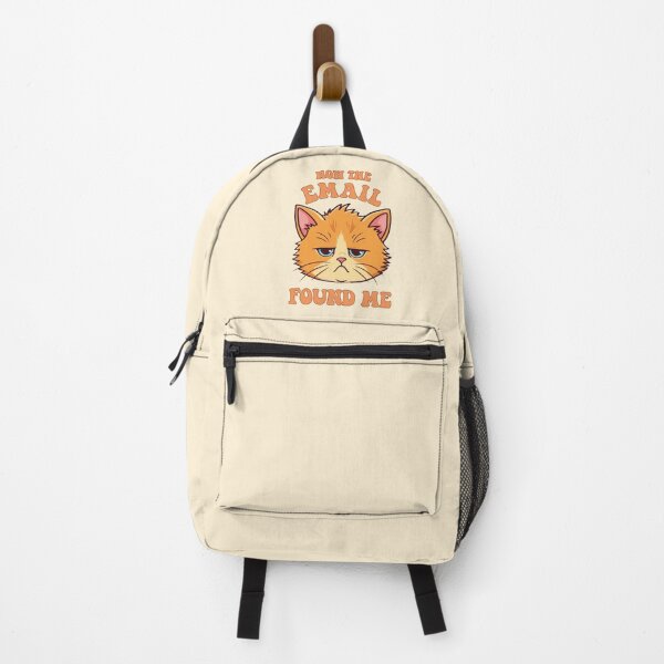 Item preview, How the email found me (not well) | Tired, sad overworked orange cat designed and sold by MamSelle.