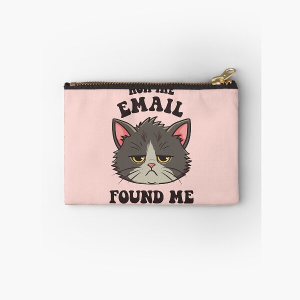 Item preview, How the email found me (not well) | Tired, sad overworked black cat designed and sold by MamSelle.