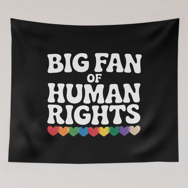 Item preview, Big Fan Of Human Rights LGBTQ+ Black History Y2K Gay Pride designed and sold by EllenJast.
