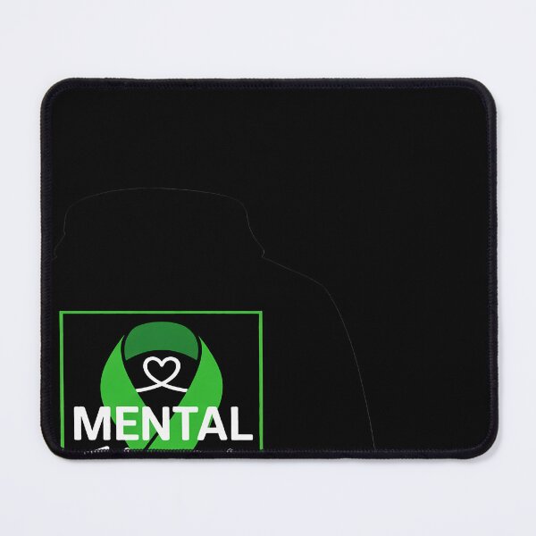 Item preview, Mental Health Matters Mental Health Awareness Green Ribbon designed and sold by BlueCreator-inc.
