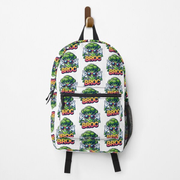 Item preview, Cool Broccoli Mascot What's Up Broc Design designed and sold by LunaPixelStudio.