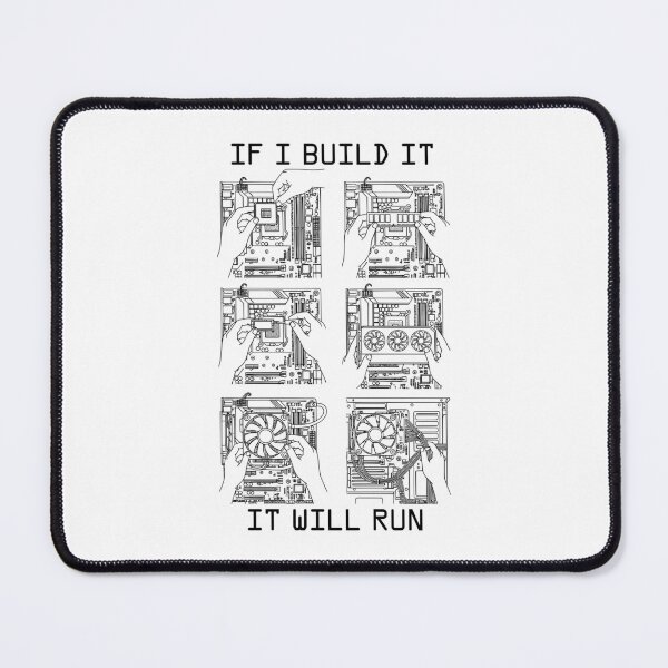 Item preview, If I Build It Will Run Funny PC Builder Computer Nerd Gamer designed and sold by GrandeDuc.