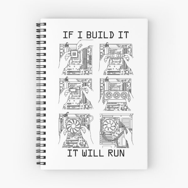 Item preview, If I Build It Will Run Funny PC Builder Computer Nerd Gamer designed and sold by GrandeDuc.