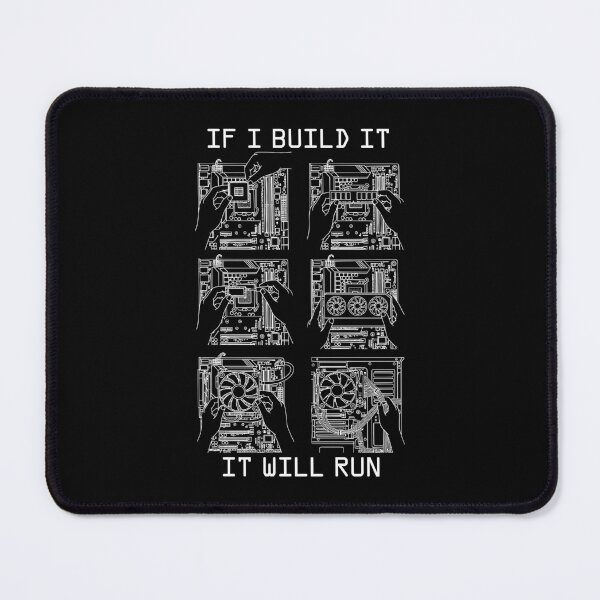 Item preview, If I Build It Will Run Funny PC Builder Computer Nerd Gamer designed and sold by GrandeDuc.