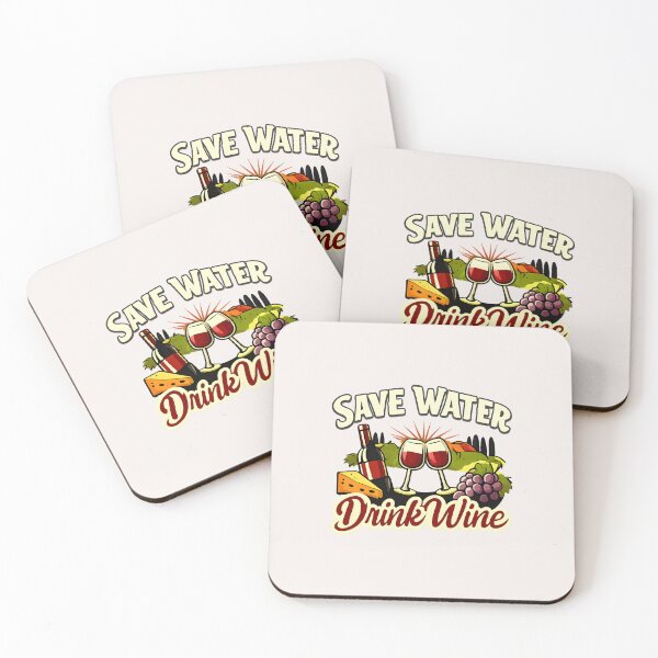 Item preview, Save Water, Drink Wine designed and sold by musthavewords.