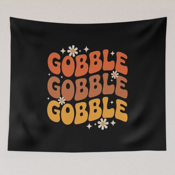 Item preview, Gobble Gobble Turkey Thanksgiving Fall Autumn designed and sold by Shannon Bosley.