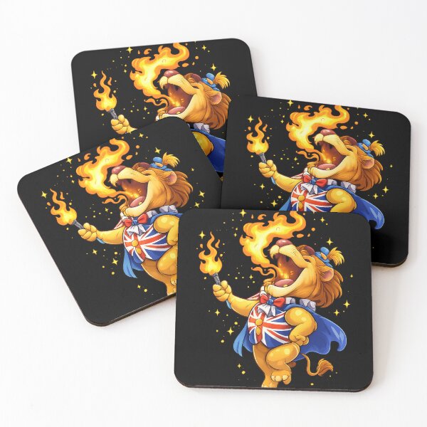 Item preview, Fire-eating Lion designed and sold by halibutgoatramb.