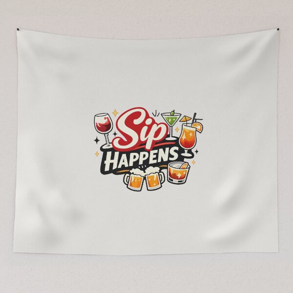 Item preview, Sip Happens designed and sold by musthavewords.