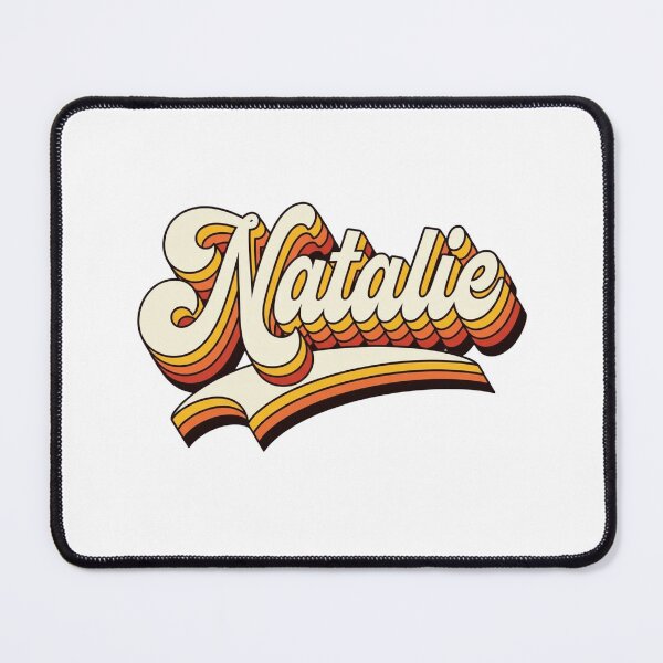Item preview, Natalie Name Retro 70s Vintage design designed and sold by Teelogic.