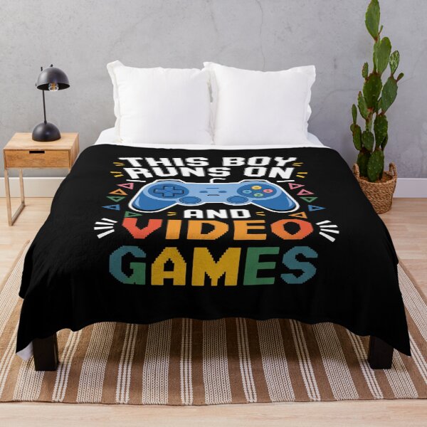 Item preview, This Boy Runs On Jesus And Video Games Christian designed and sold by VerseFarm.