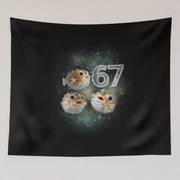 Item preview, Diseño de camiseta de la Galaxia del Pez Globo 67 Six Seven designed and sold by LashondaGreen89.