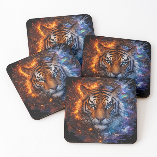 Item preview, Cybernetic Fire and Ice Tiger Fusion designed and sold by Daagath.