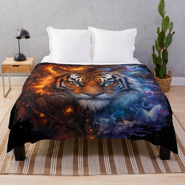 Item preview, Cybernetic Fire and Ice Tiger Fusion designed and sold by Daagath.