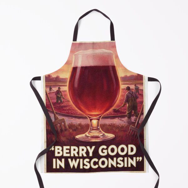 Item preview, Berry Good in Wisconsin Tart Fruit Beer Poster designed and sold by Cozy-Old-Pub.