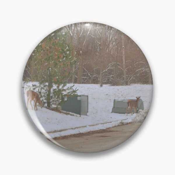 Item preview, Winter Deer Crossing, Suburban Edge designed and sold by Oceandiana.