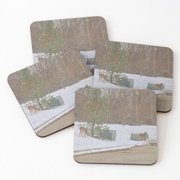 Item preview, Winter Deer Crossing, Suburban Edge designed and sold by Oceandiana.