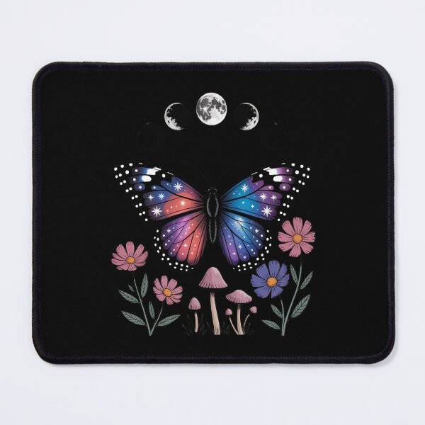 Item preview, Goblincore Moth and Butterfly Moonphases Flowers Cottagecore designed and sold by Shannon Bosley.