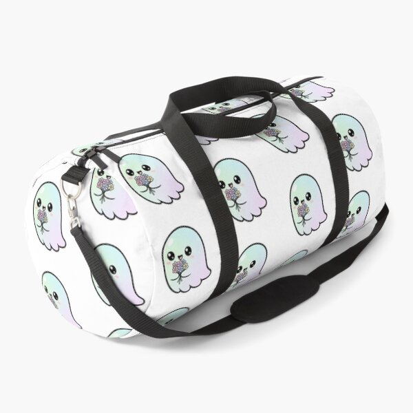 Item preview, Cute Ghost Holding Flowers Illustration | Kawaii Pastel Floral Ghost Art designed and sold by CozyPops.
