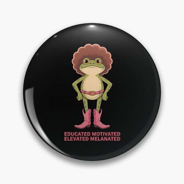 Item preview, Black History Month  Empowerment Cute Frog designed and sold by cosmicncozyS.