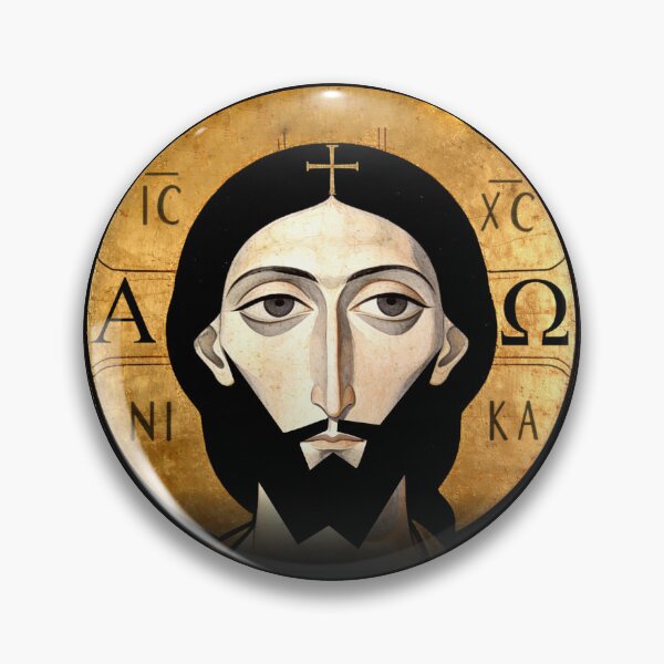 Item preview, Christ Pantocrator — IC XC NIKA (Modern Byzantine Icon)   designed and sold by Sanctum Icons.