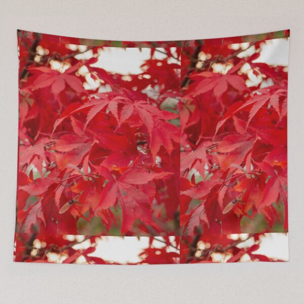Item preview, Red Maple Leaves in Fall designed and sold by Nafeesdesign.