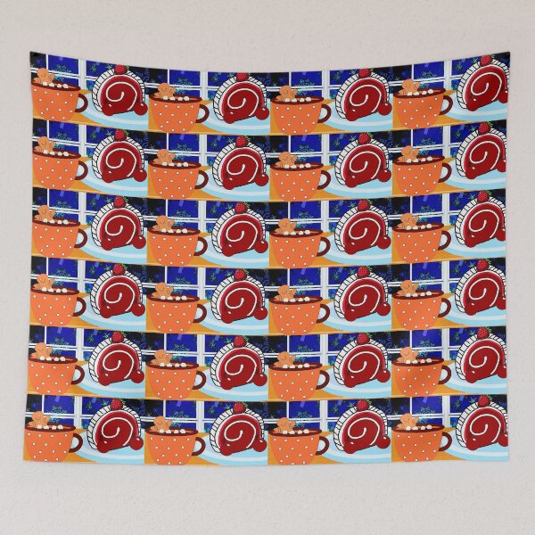 Item preview, Ginger bread cocoa and red velvet Roll cake designed and sold by icedragonart77.