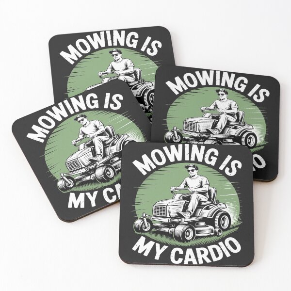 Item preview, Mowing Is My Cardio Funny Father’s Day Lawn Mower Dad designed and sold by Eskomeranola.