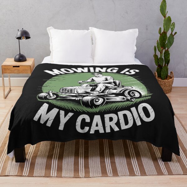Item preview, Mowing Is My Cardio Funny Father’s Day Lawn Mower Dad designed and sold by Eskomeranola.