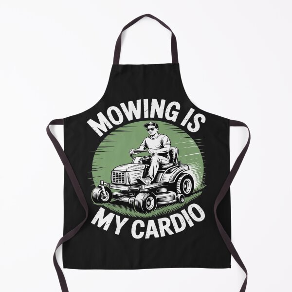 Item preview, Mowing Is My Cardio Funny Father’s Day Lawn Mower Dad designed and sold by Eskomeranola.
