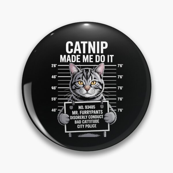 Item preview, Cat Catnip Made Me Do It Funny meme designed and sold by cosmicncozyS.