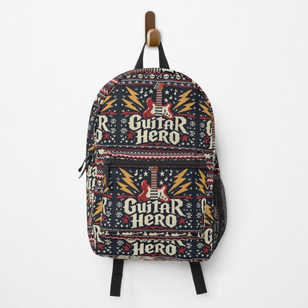 Item preview, Guitar Hero, Rocking guitar motif in a knitted design, Ugly Sweater Style designed and sold by Mauswohn.
