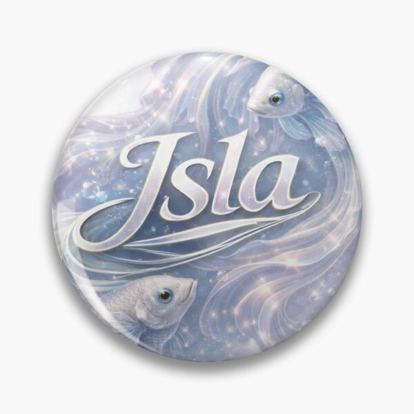 Item preview, Isla Pisces – Moon Water Zodiac Fish Fantasy Art Design designed and sold by AlexLineArt.