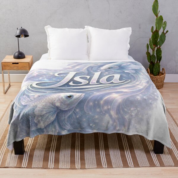 Item preview, Isla Pisces – Moon Water Zodiac Fish Fantasy Art Design designed and sold by AlexLineArt.