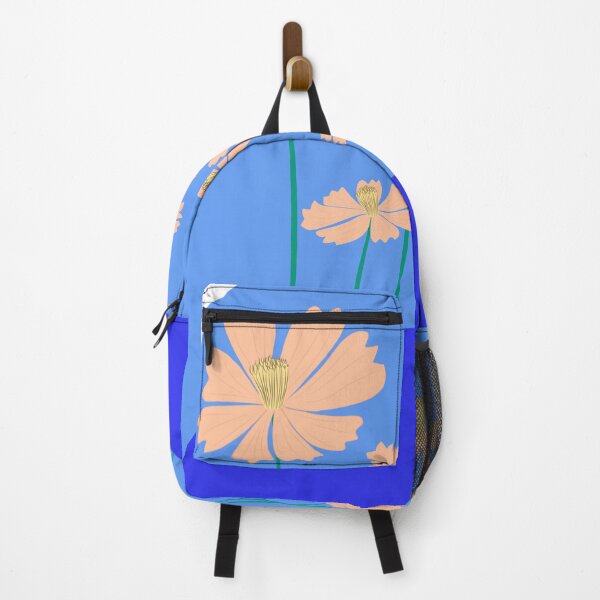 Item preview, Cosmos Flowers in Blue Arch Window designed and sold by SulariTDsign.