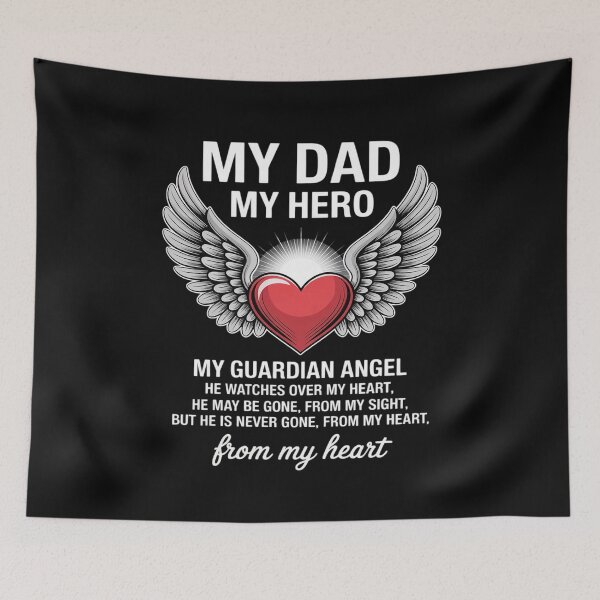 Item preview, My Dad, My Hero, My Guardian Angel! Father's Day designed and sold by Eskomeranola.